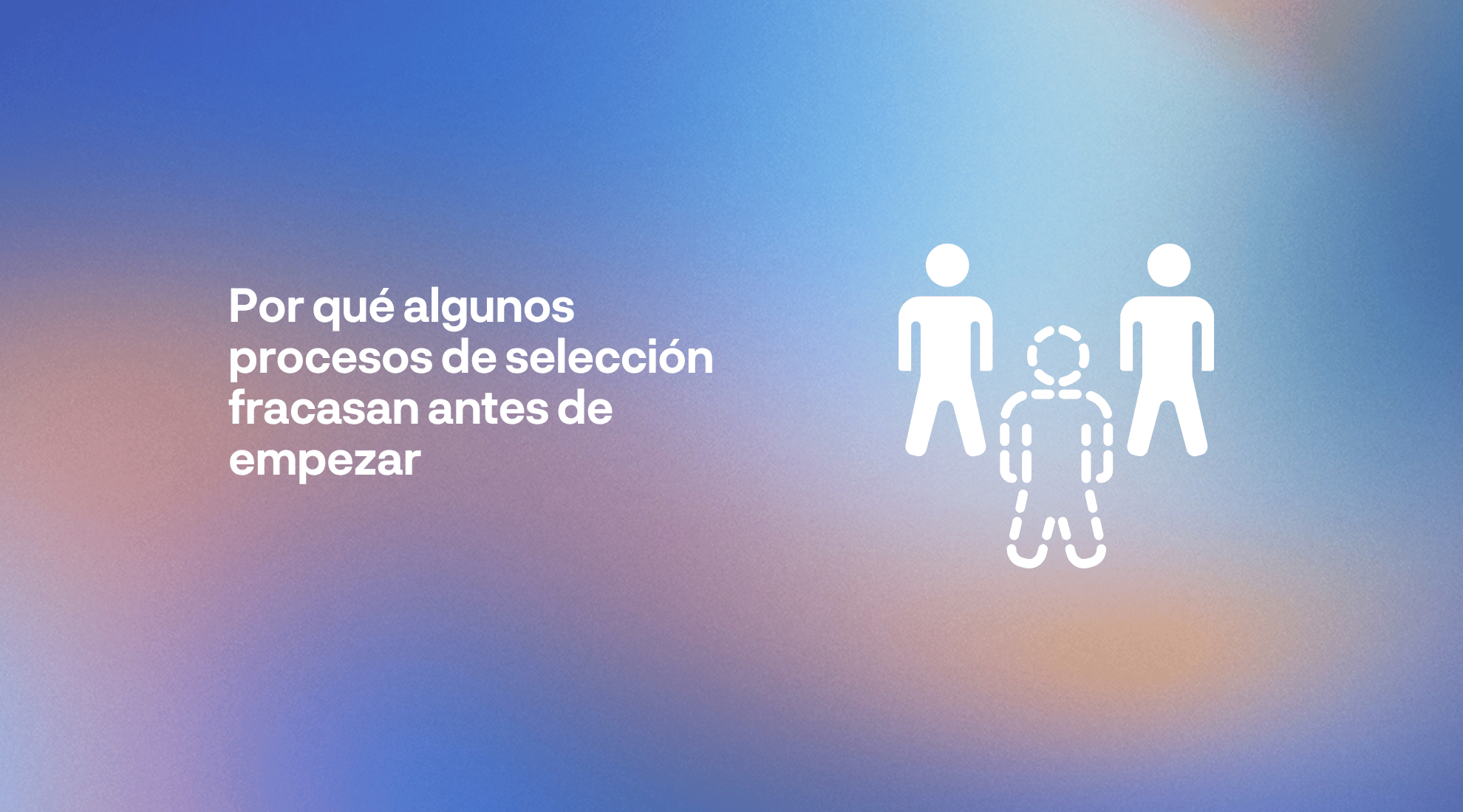 Procesos de selección y contratación representados mediante un candidato potencial frente a expectativas de contratación poco realistas por parte de las empresas.
